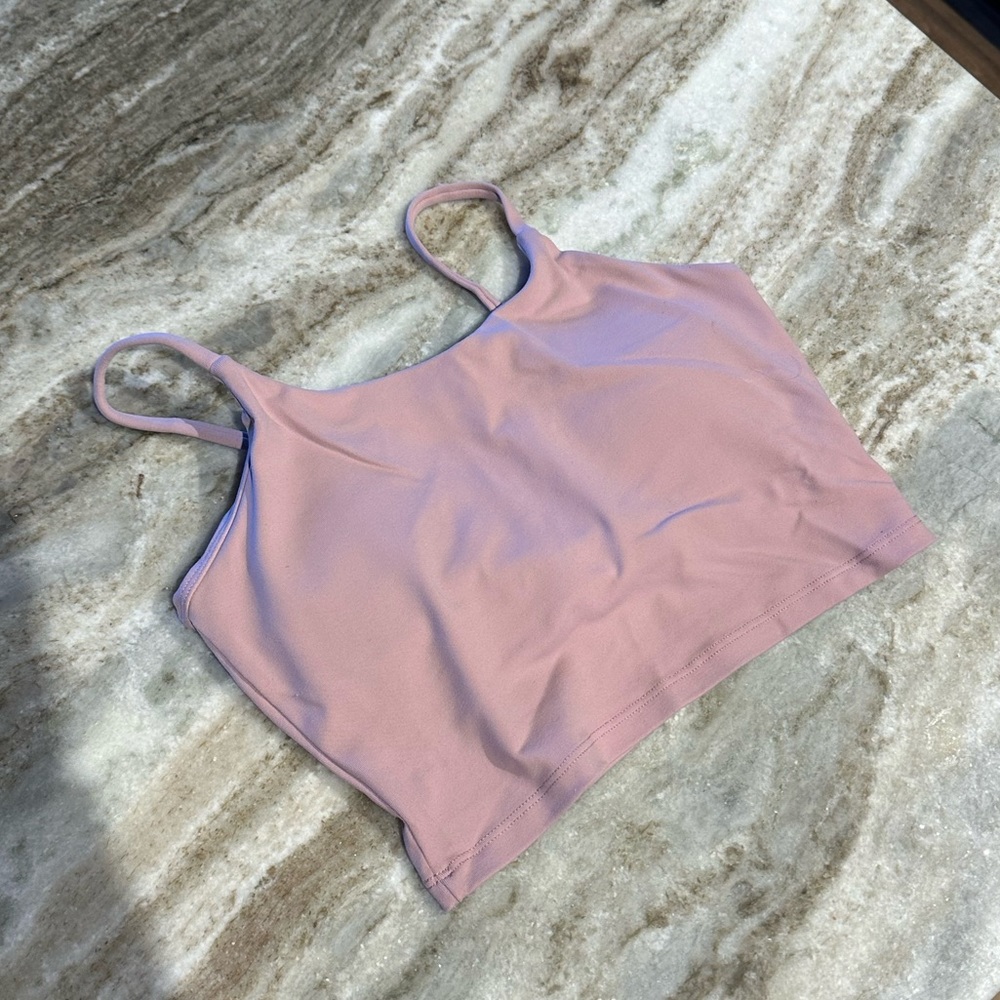 Cropped Pink Workout Tank